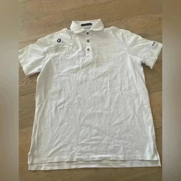 Greyson Mens Polo Shirt White Medium - Picture 1 of 5
